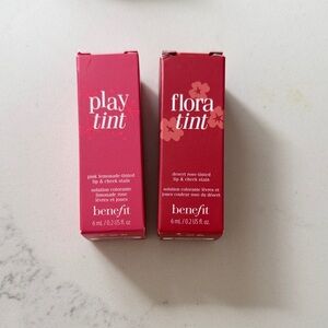 New Benefit Play and flora Tint lip and cheek